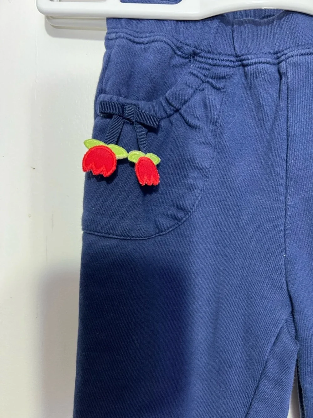 Gymboree Navy Tulip Embroidered Set 2T Sailor Top & Pants